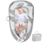 Baby Lounger - Baby Lounger for Newborn, Breathable & Soft Baby Nest Cover Co Sleeper for Baby 0-24 Months, Babies Essentials Gifts, Portable Infant Lounger Baby Floor Seat for Home and Travel
