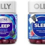 OLLY Extra Strength Adult & Kids Sleep Gummies, Melatonin, L-Theanine, Chamomile, 50 Count