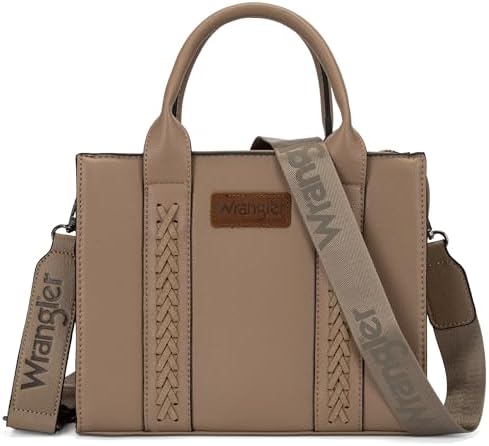 Wrangler Tote Bag for Women Designer Satchel Handbags Top-handle Purses with Strap
