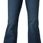 Wrangler Womens Retro Mae Mid Rise Wide Leg Trouser Jeans
